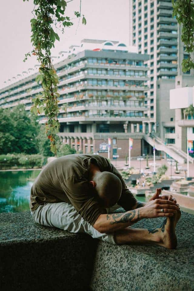 Open a Blocked Root Chakra With Head to Knee Forward Bend: Photo by Benn McGuinness on Unsplash