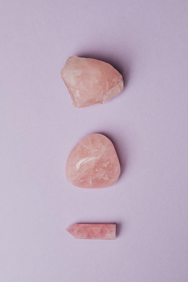 Rose Quartz highly recommended healing crystal to open your heart chakra