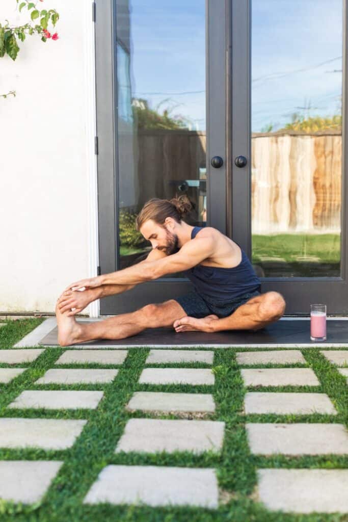 Head-to-knee forward bend pose increases sexual arousal.