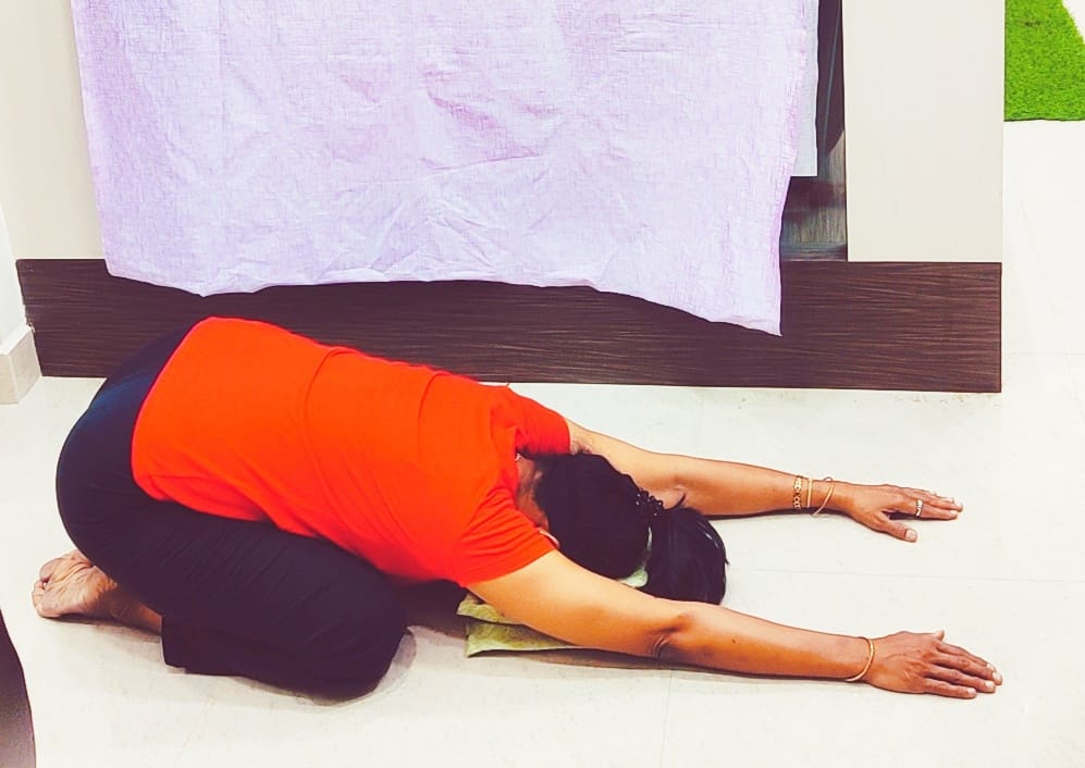 BALASANA OR THE BABY POSE