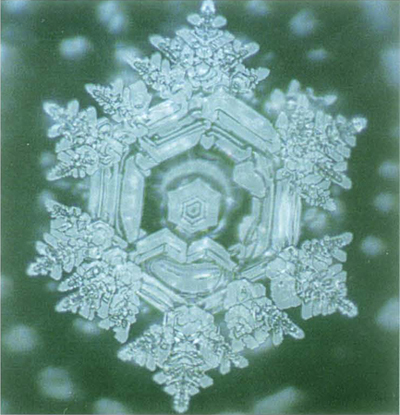 WATER CRYSTAL UNDER A MICROSCOPE AFTER A HEALING PRAYER WAS CHANTED INTO IT; P.C-HIDDEN MESSAGES IN WATER BY EMOTO MASARU