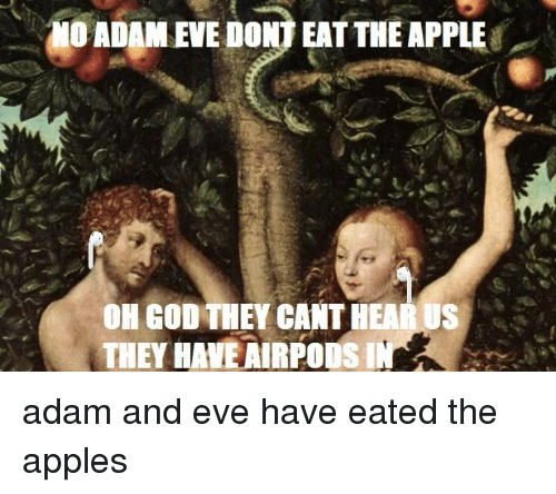 Image result for adam and eve meme